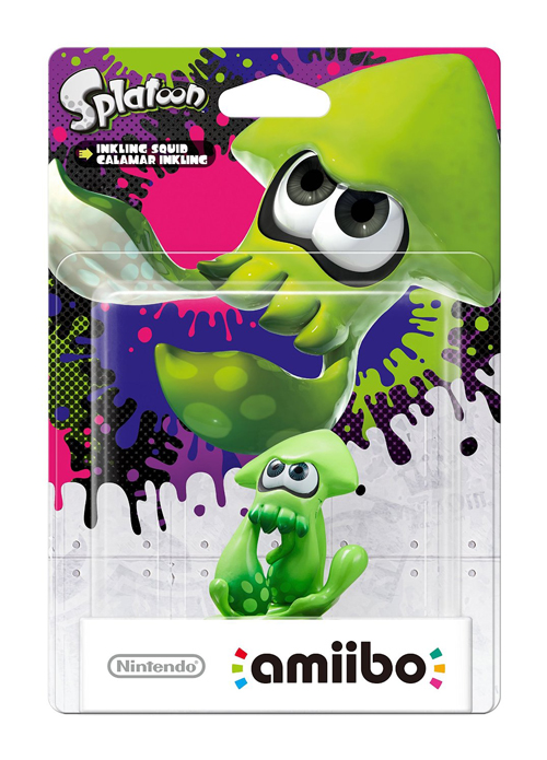 Amiibo Calamar Inkling Vert - Splatoon Collection