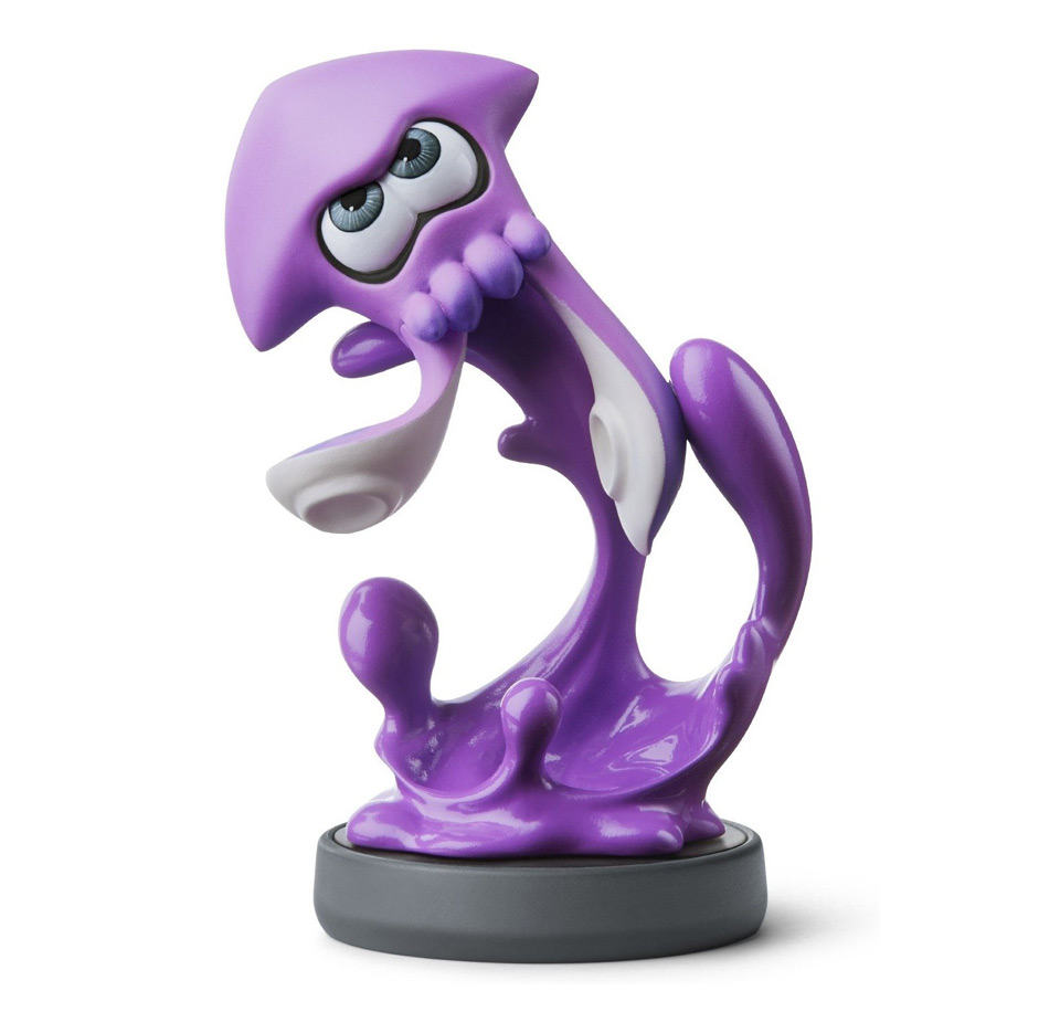 Amiibo Calamar Inkling Violet - Splatoon Collection