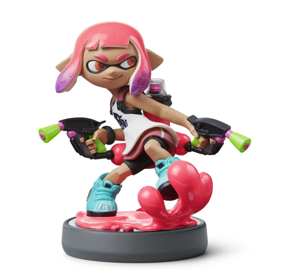 Amiibo Fille Inkling Rose - Splatoon Collection