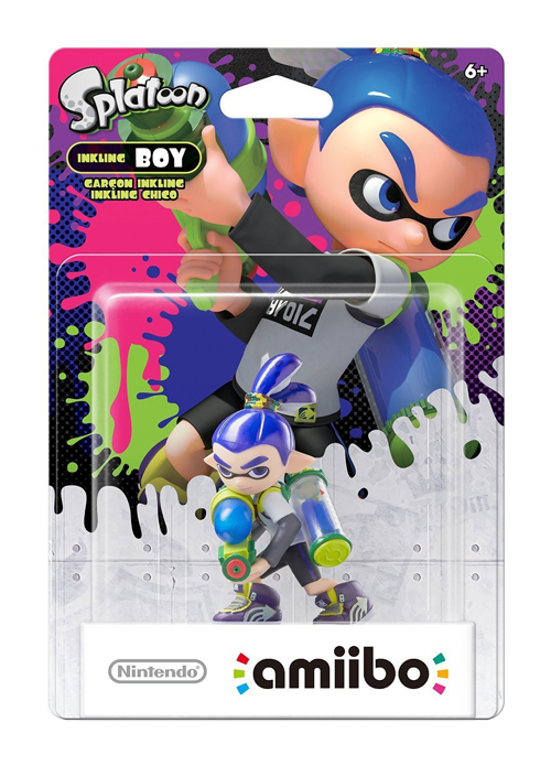 Amiibo Garçon Inkling bleu - Splatoon Collection