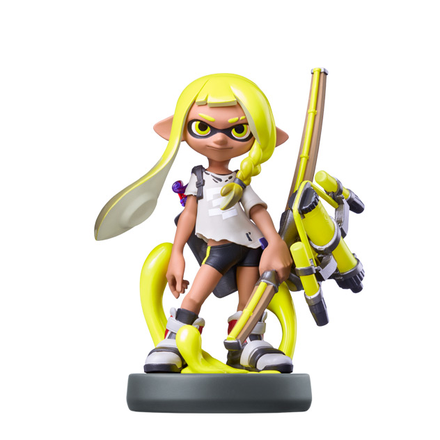 Amiibo Inkling Jaune - Splatoon Collection