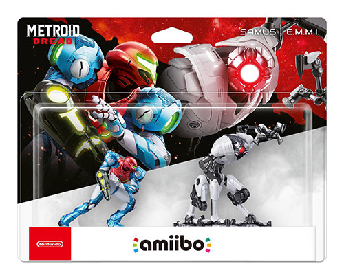 Figurines Amiibo Metroid Dread : Samus & E.M.M.I