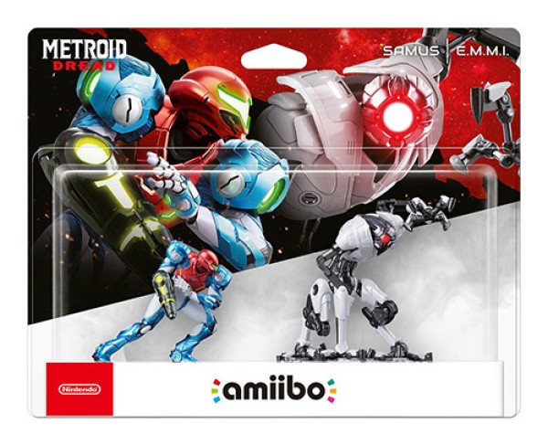 Figurines Amiibo Metroid Dread : Samus & E.M.M.I