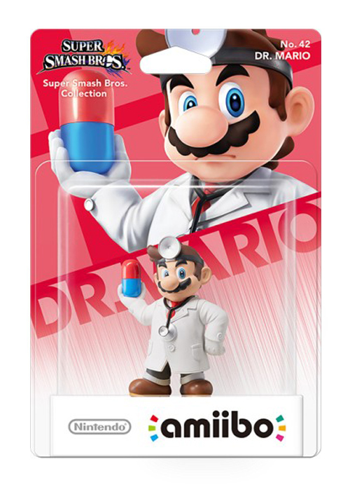 Amiibo Dr. Mario No.42 - Super Smash Bros. Collection