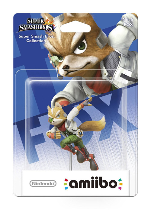 Amiibo Fox Mc Cloud No.06 - Super Smash Bros. Collection