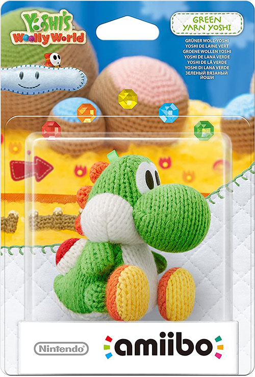 Amiibo Yoshi laine vert : Yoshi's Woolly World