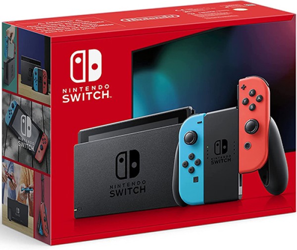 Nintendo Switch avec Joy-Con Bleu néon et Rouge néon