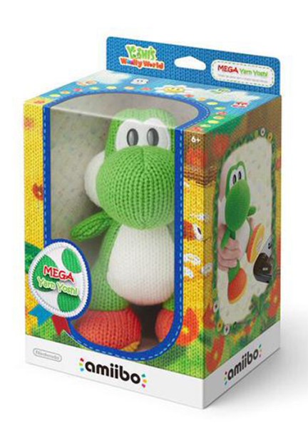Amiibo Méga Yoshi de laine - Yoshi's Wooly World Collection