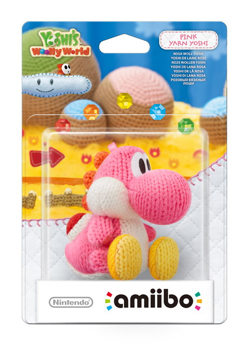 Amiibo Yoshi de Laine Rose - Yoshi's Wooly World Collection